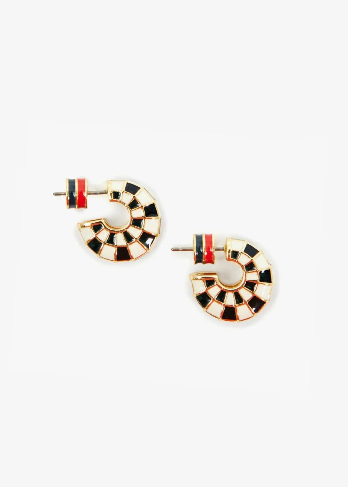 CLARE V. PETIT LE HOOP EARRINGS