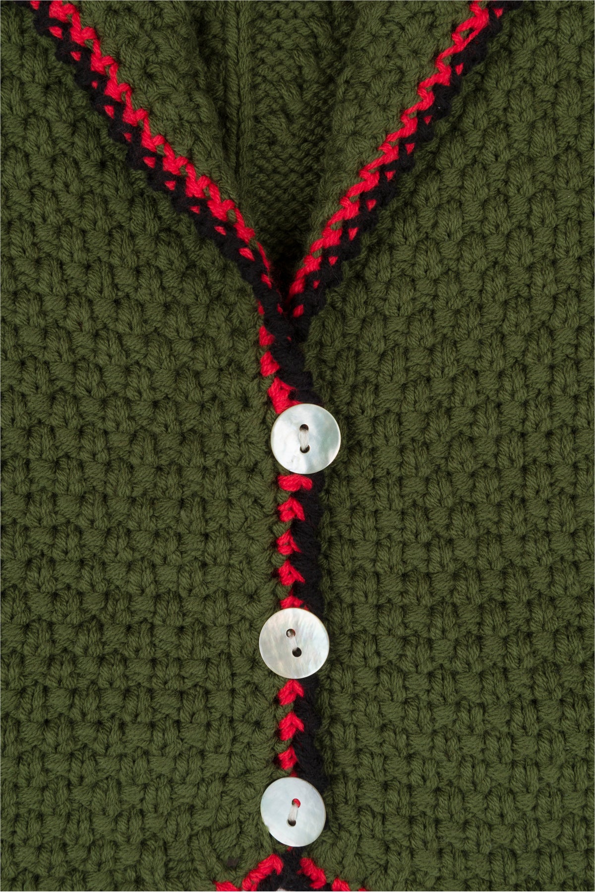 F.B.C. MOSS GREEN CARDIGAN