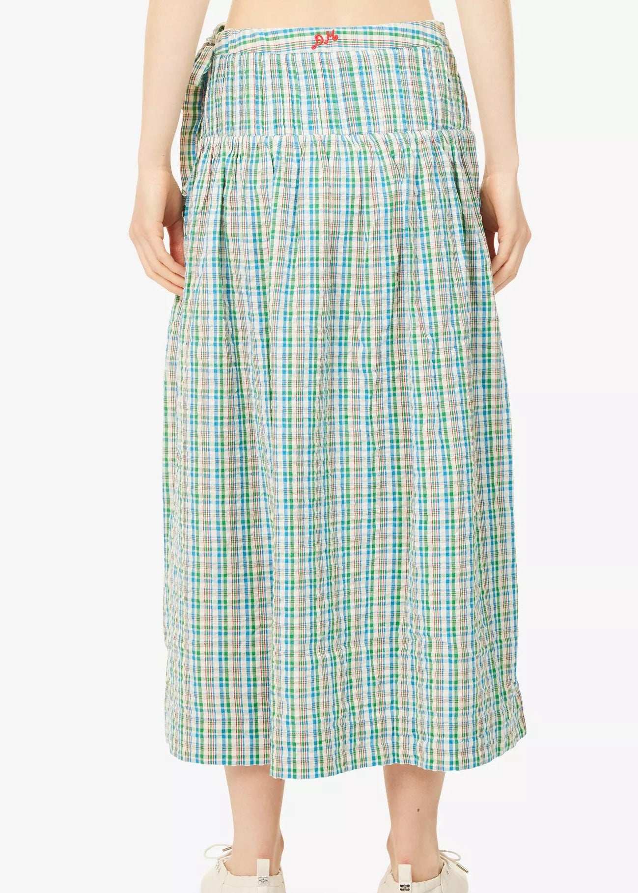 DAMSON MADDER JOSIE CHECK MIDI SKIRT – Interwoven