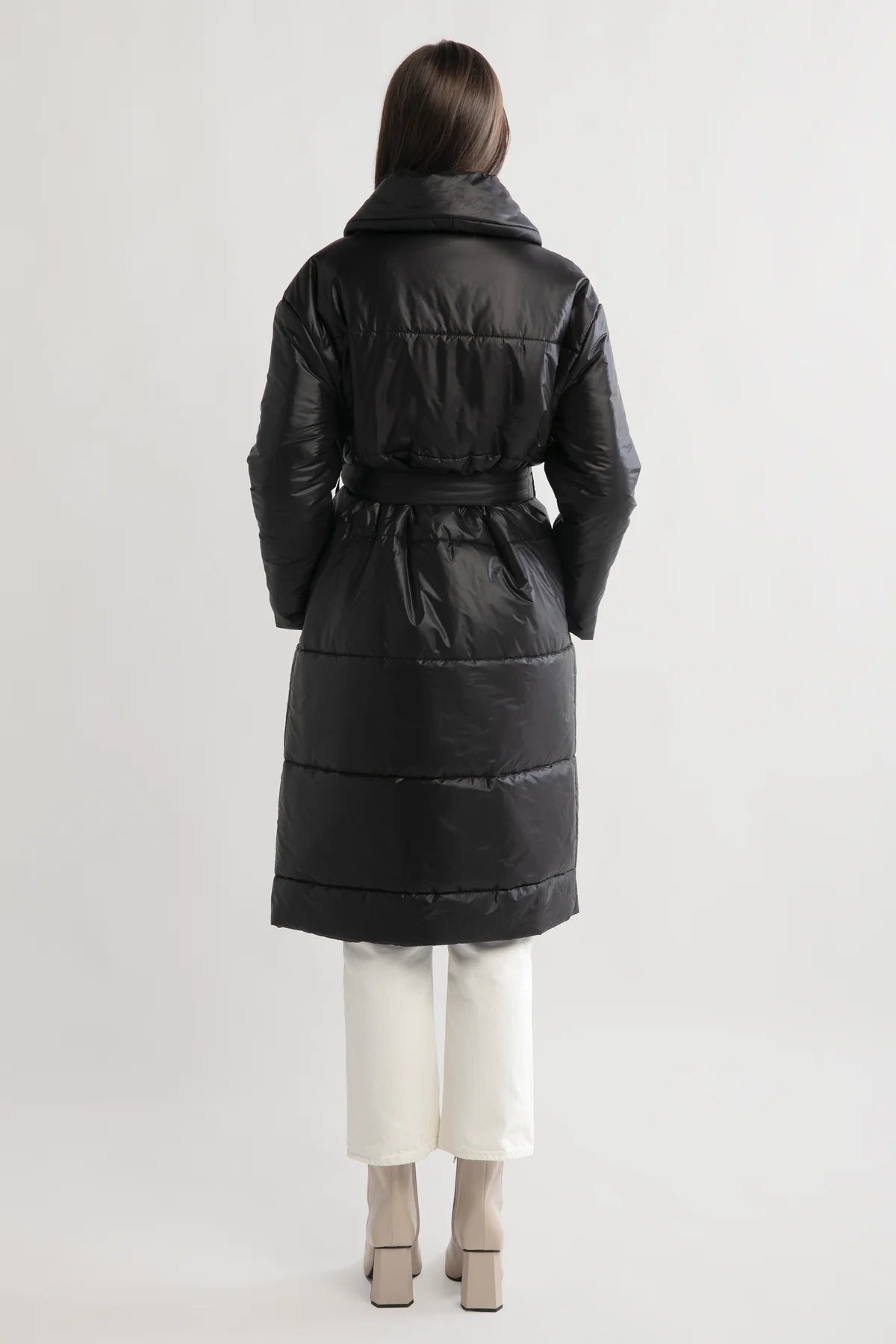 MARIE BELTED PUFFER COAT