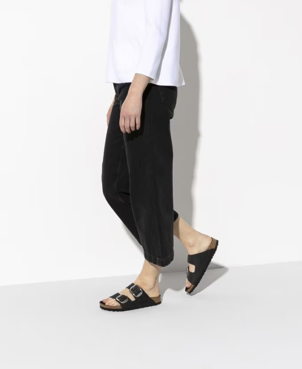 BIRKENSTOCK WOMEN'S ARIZONA MATTE LEATER BIG BUCKLE SANDAL