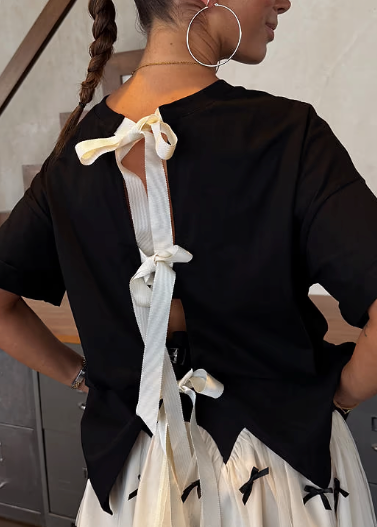 BOW-TIE-BACK TEE