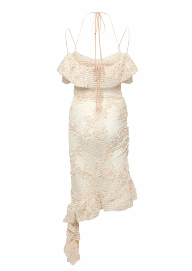 HOUSE OF SUNNY FIORE BIANCO DRESS