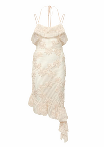 HOUSE OF SUNNY FIORE BIANCO DRESS