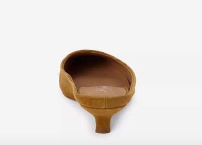 TOBACCO SUEDE KATE MULE