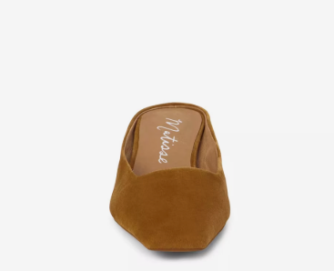 TOBACCO SUEDE KATE MULE