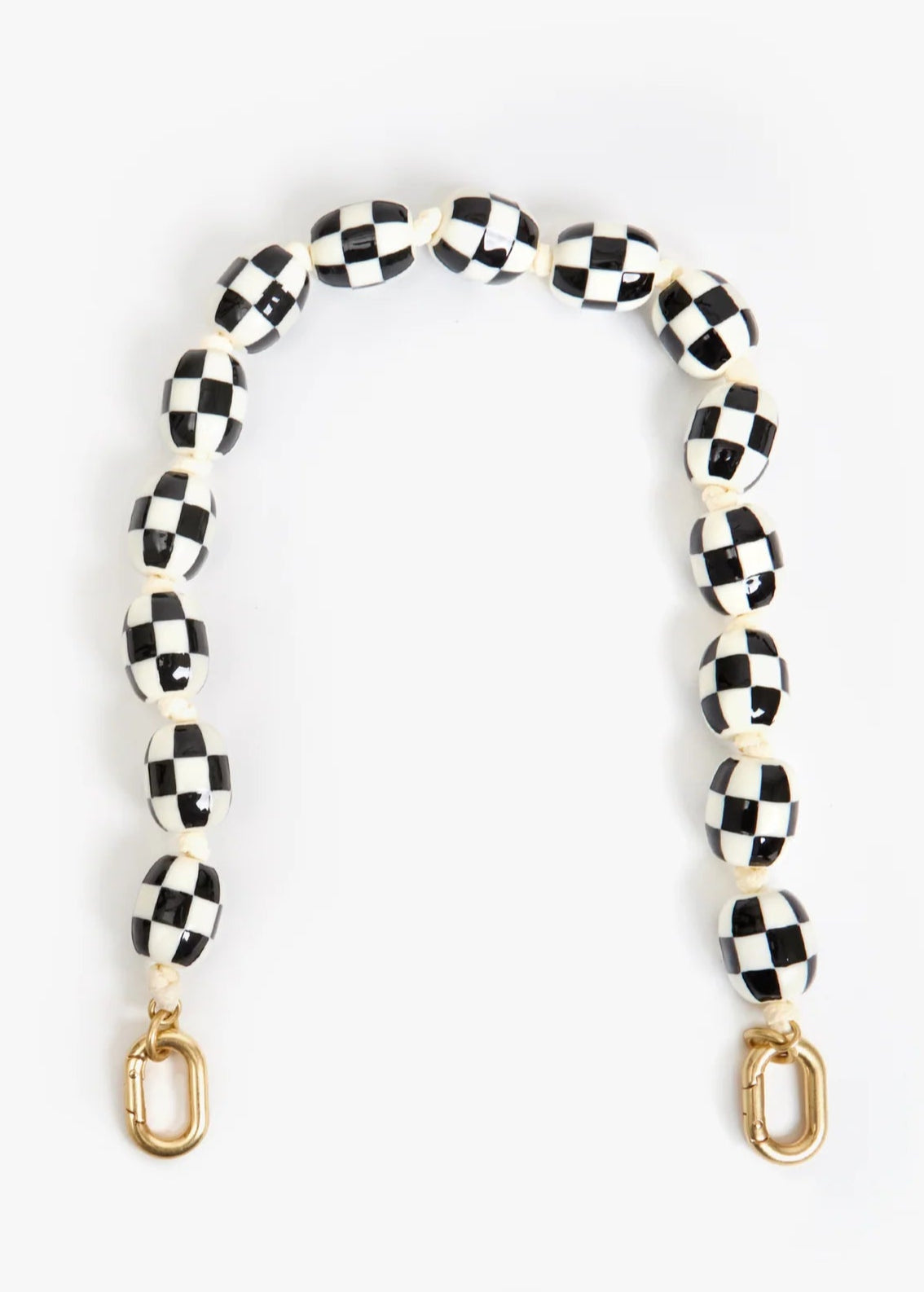 CLARE V. BEADED SHORTIE STRAP