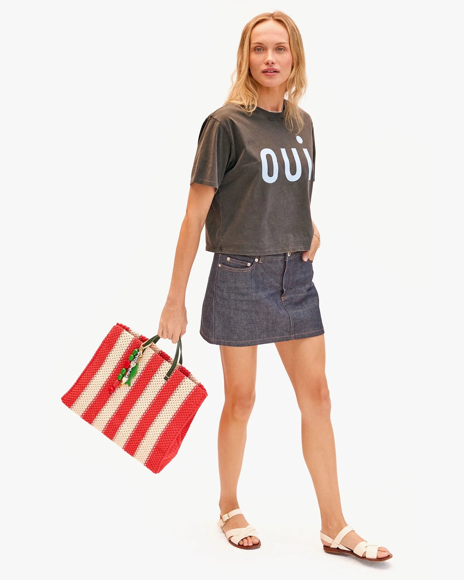 CLARE V. SIMPLE SUMMER CROCHET TOTE