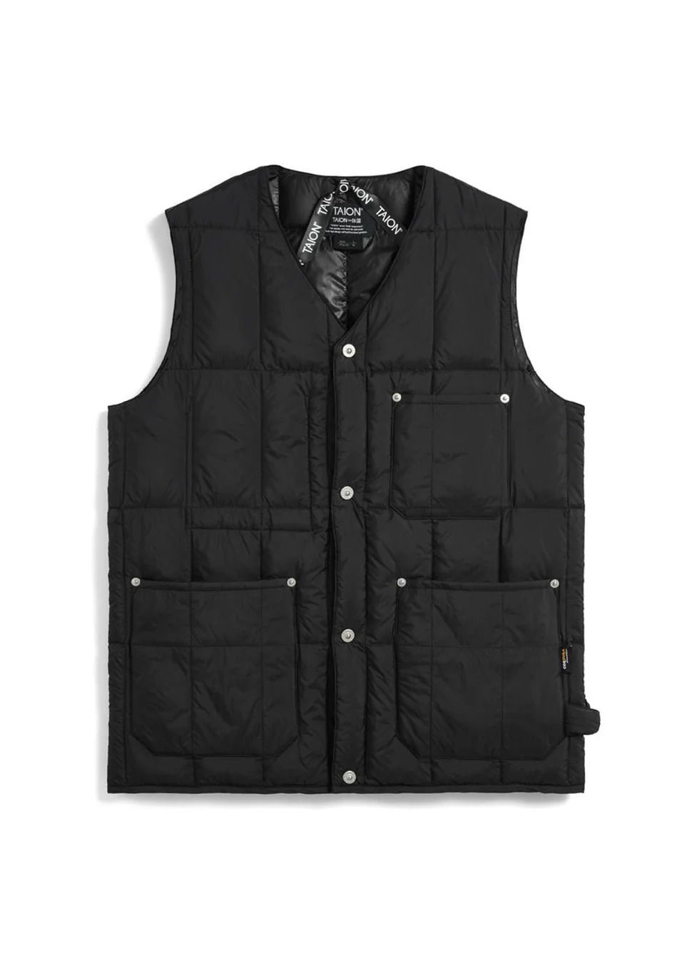 TAION WORK V-NECK BUTTONDOWN VEST