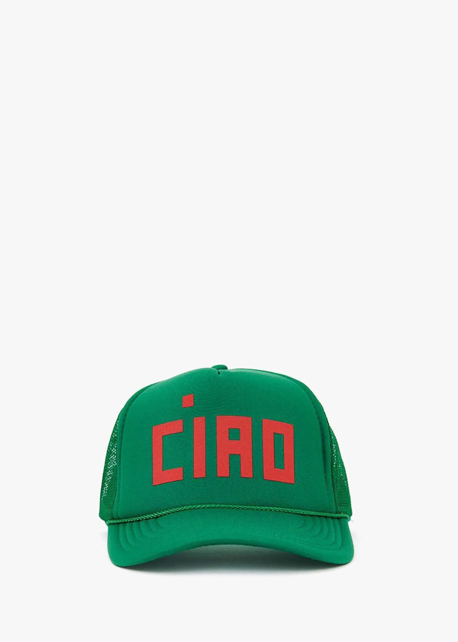 Clare V Green Ciao Trucker Hat Clare V. Ciao Trucker Hat - Green Hats, Accessories  main image 2