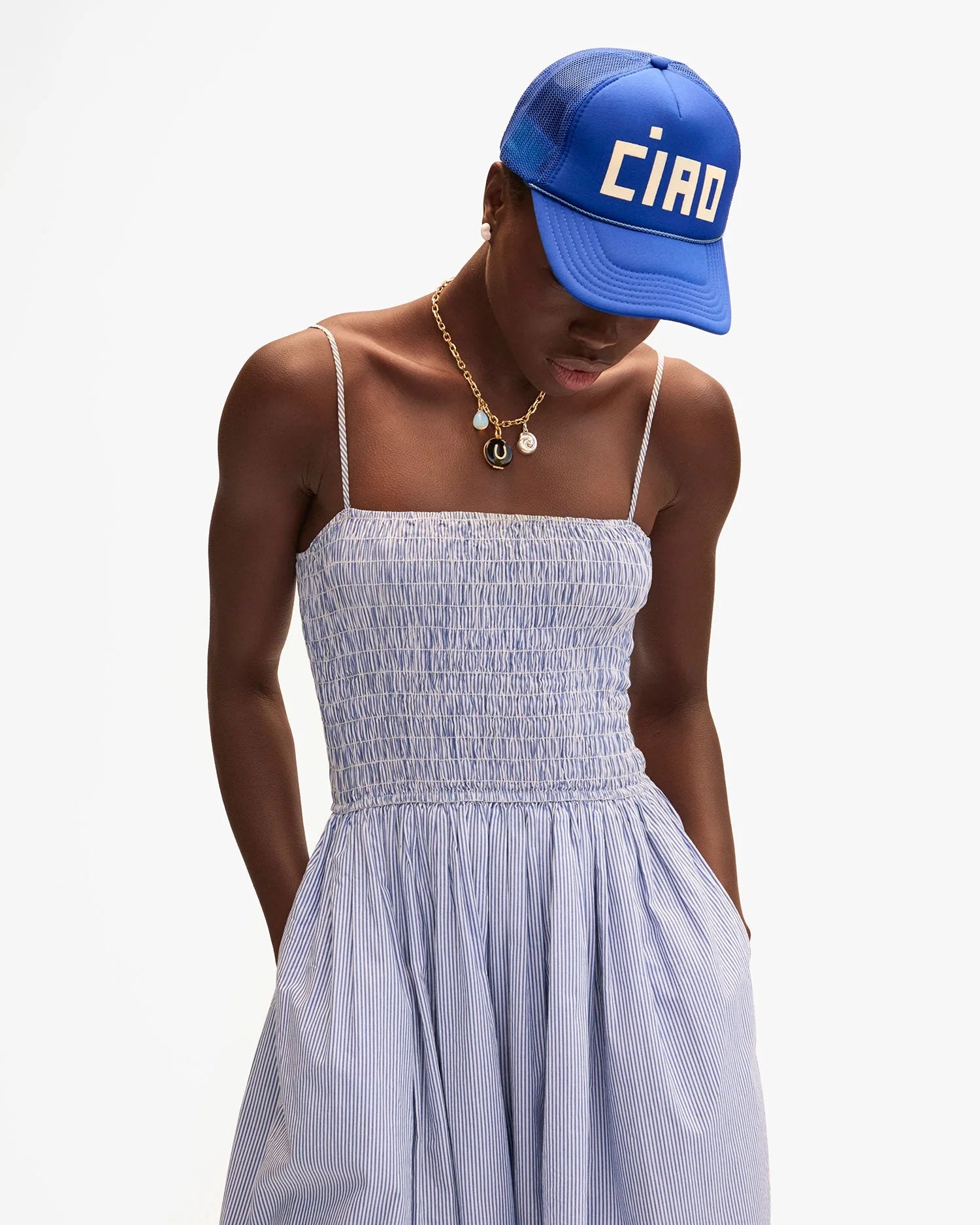CLARE V. CIAO TRUCKER HAT