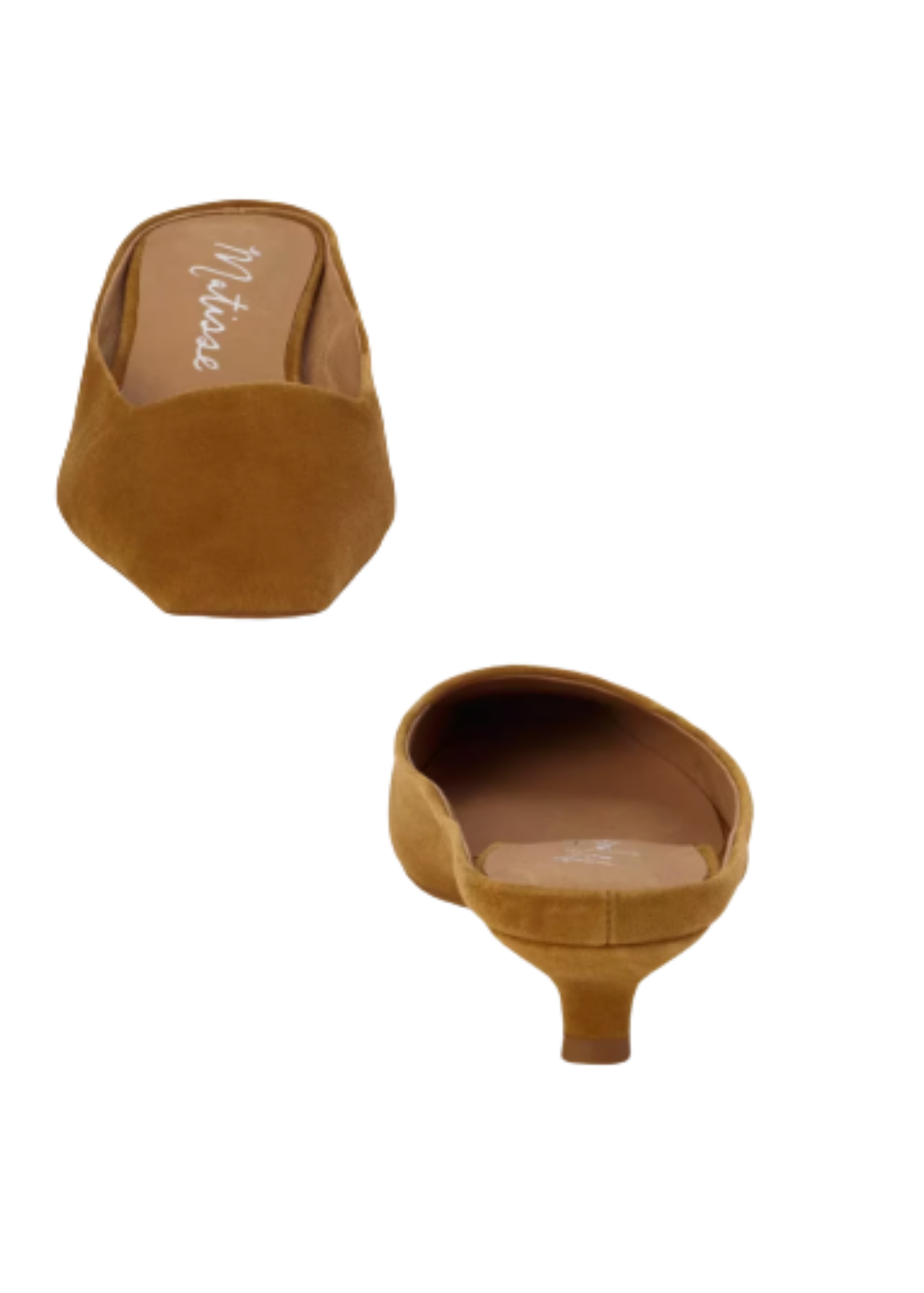 TOBACCO SUEDE KATE MULE