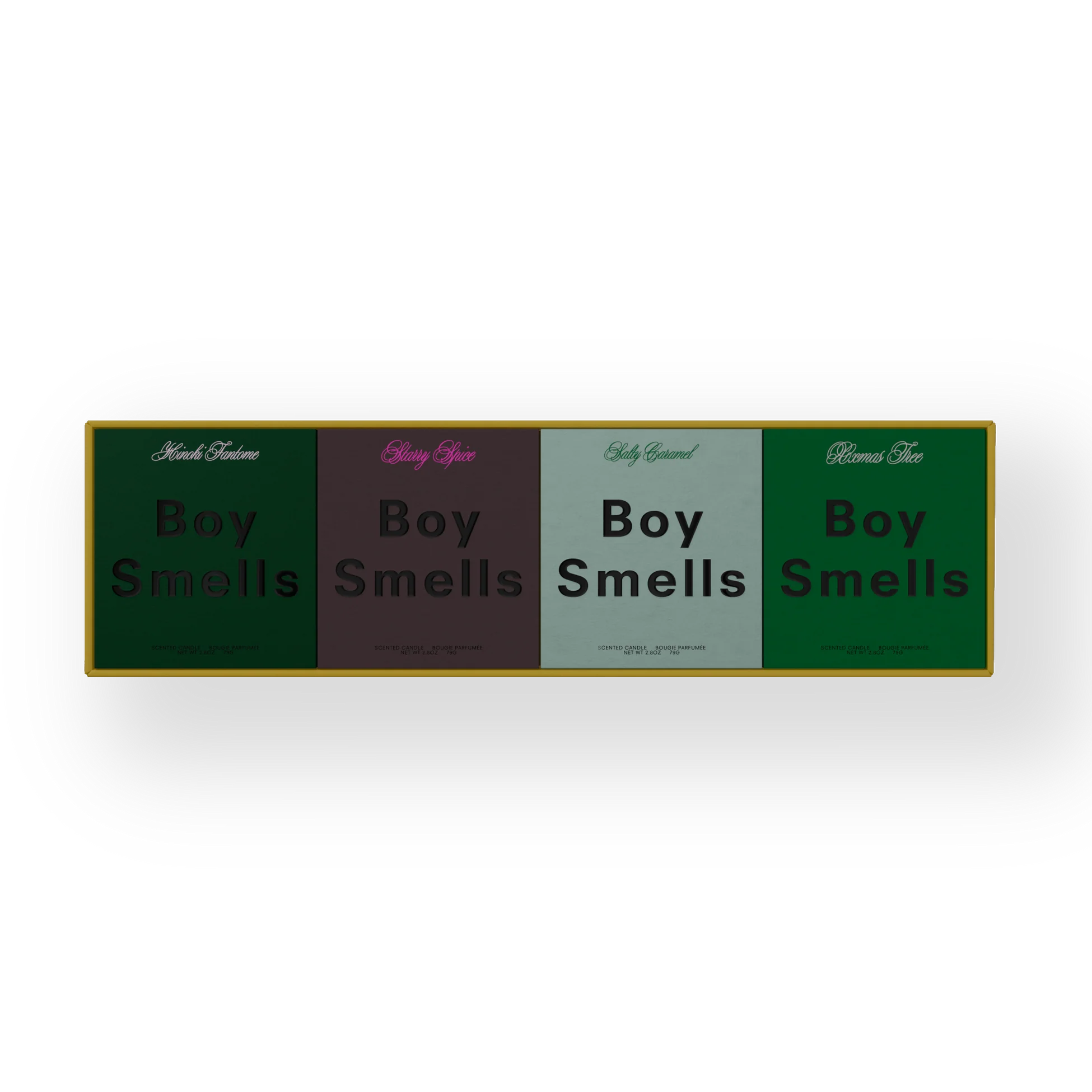 BOY SMELLS HOLIDAY VOTIVE QUAD SET