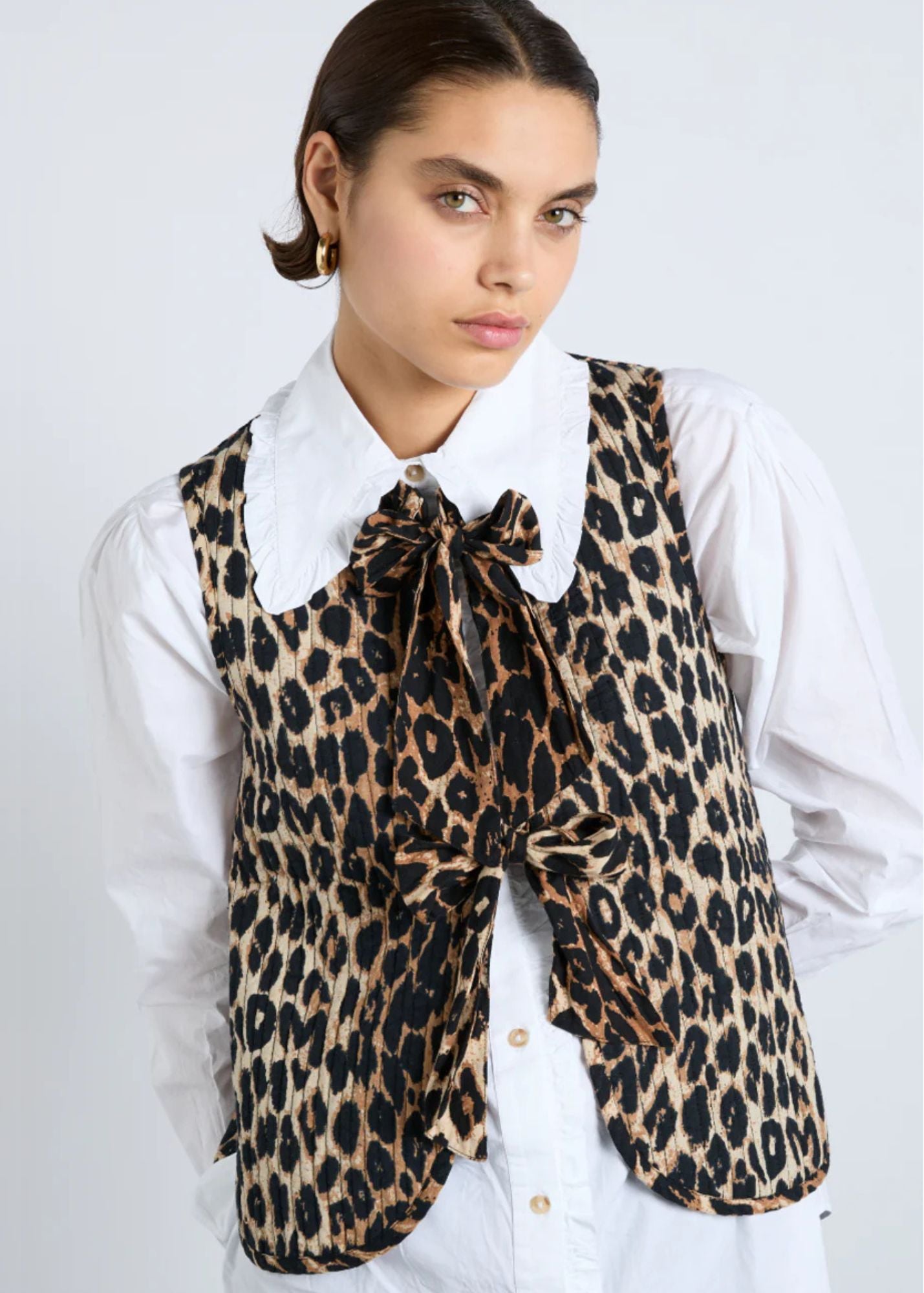 DAMSON MADDER LEOPARD TILLY GILET VEST