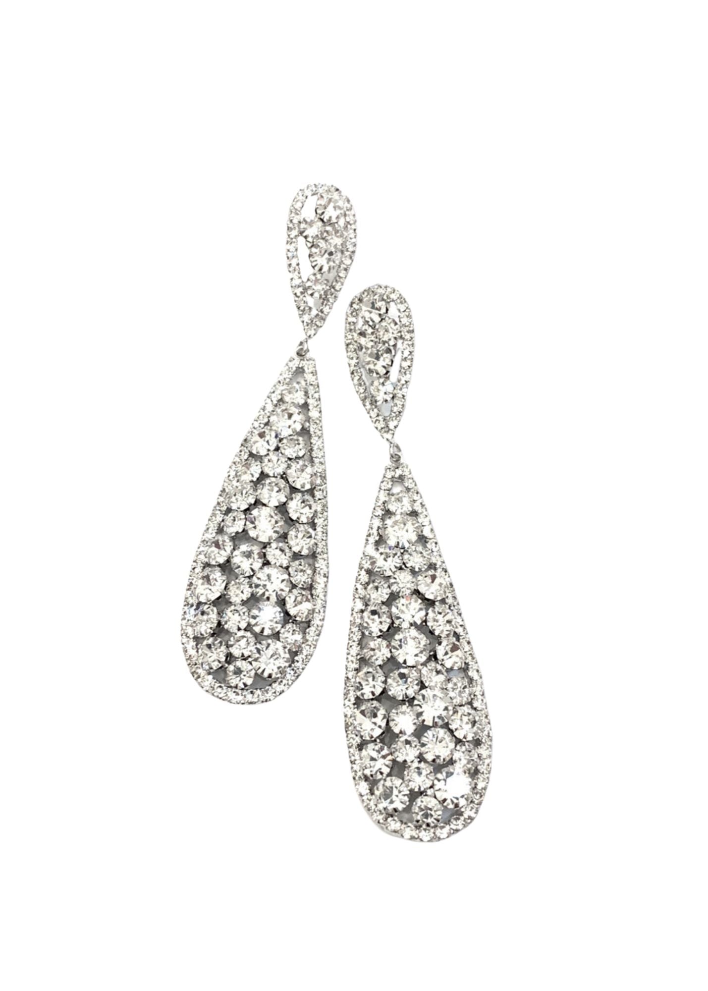 BELLA CRYSTAL STATEMENT EARRINGS