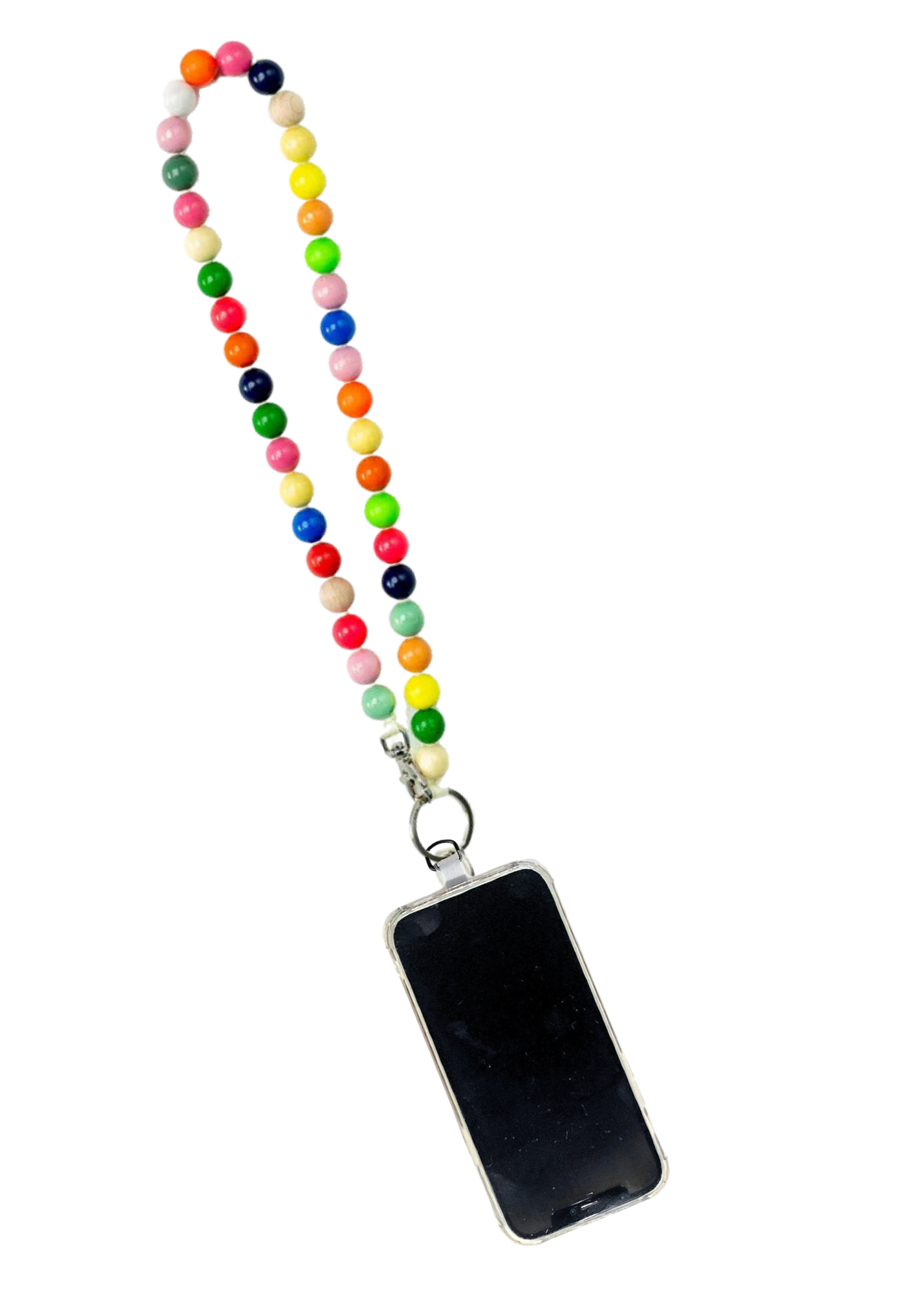 INA SEIFART BIG BEADED PHONE NECKLACE AND ADAPTER