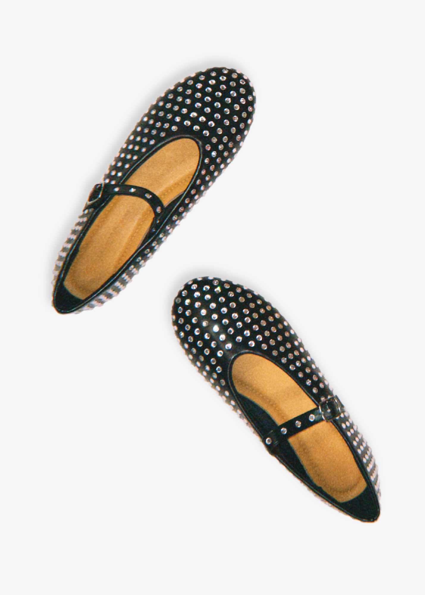 CARA STUDDED MARY JANE FLAT