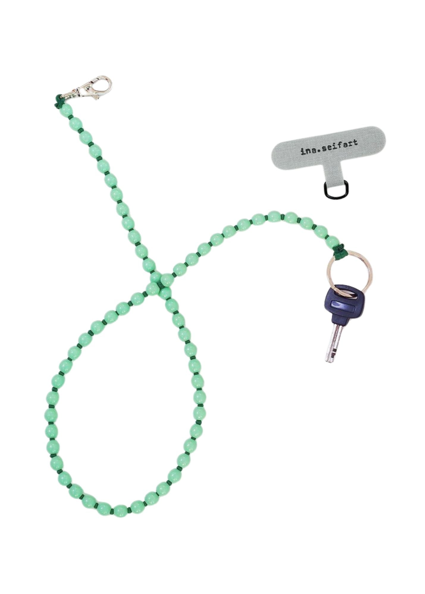 INA SEIFART BIG BEADED PHONE NECKLACE AND ADAPTER