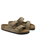 BIRKENSTOCK ARIZONA TAUPE SUEDE SANDAL