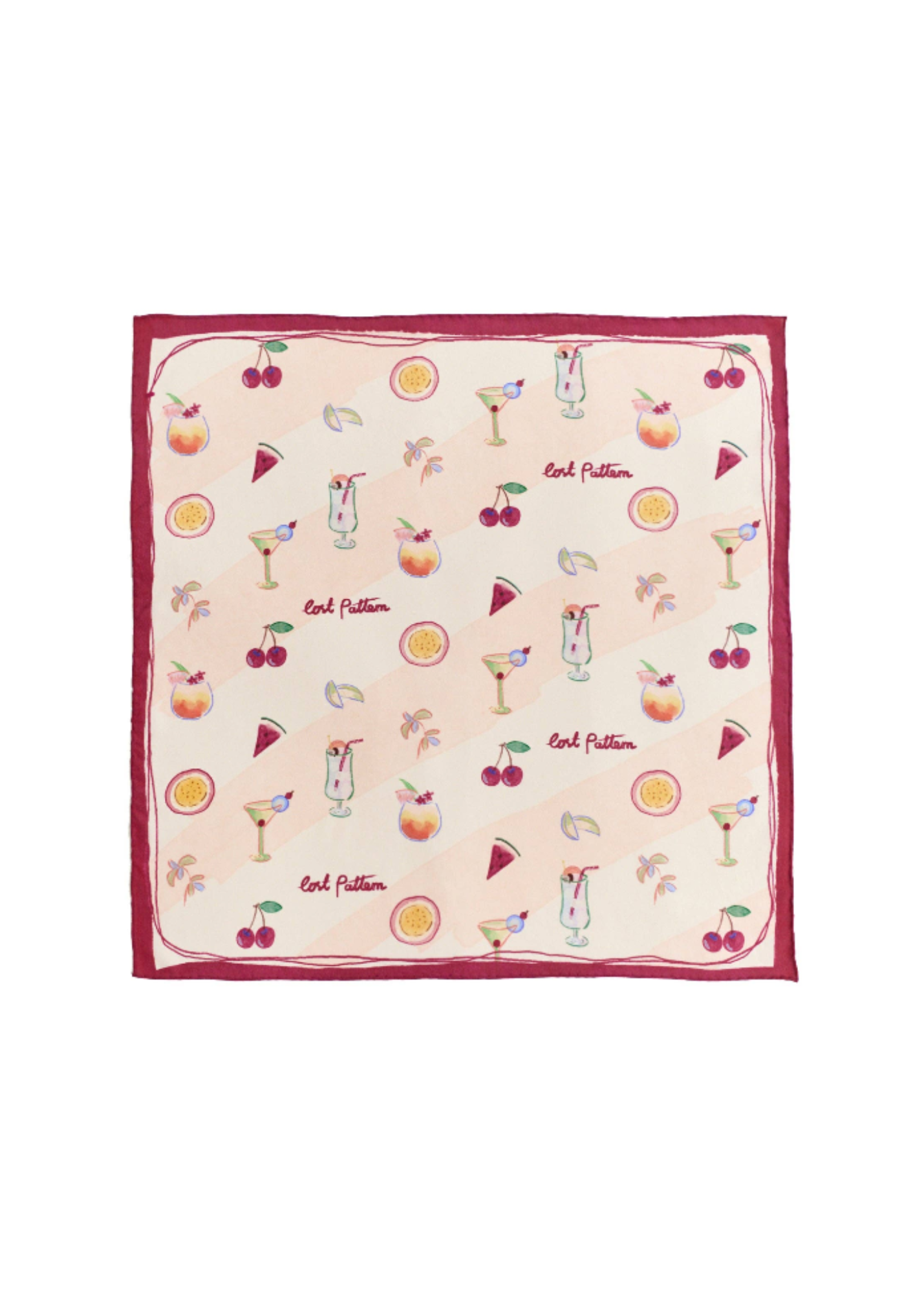 HAPPY HOUR SILK BANDANA