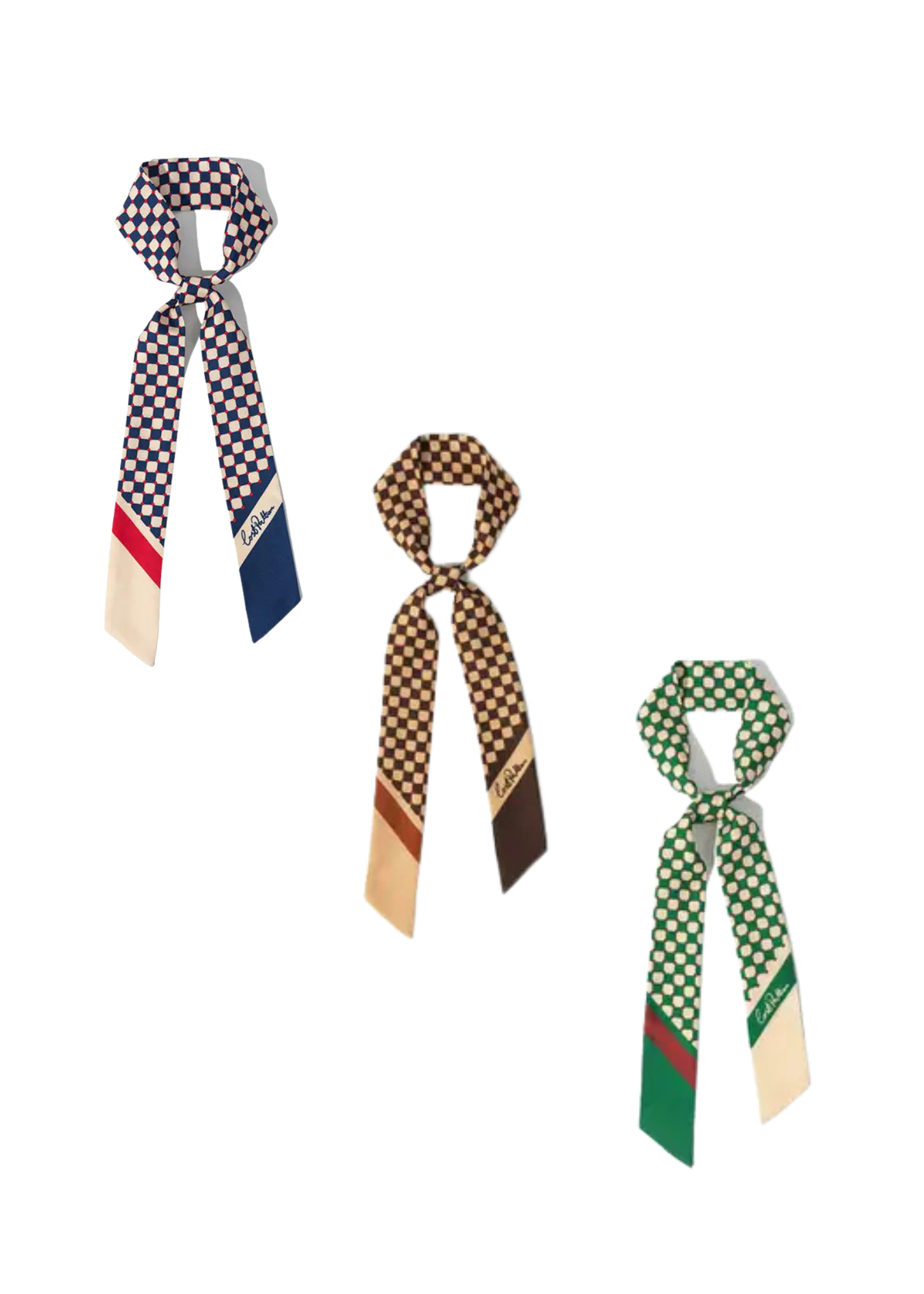 SKINNY SILK SCARF