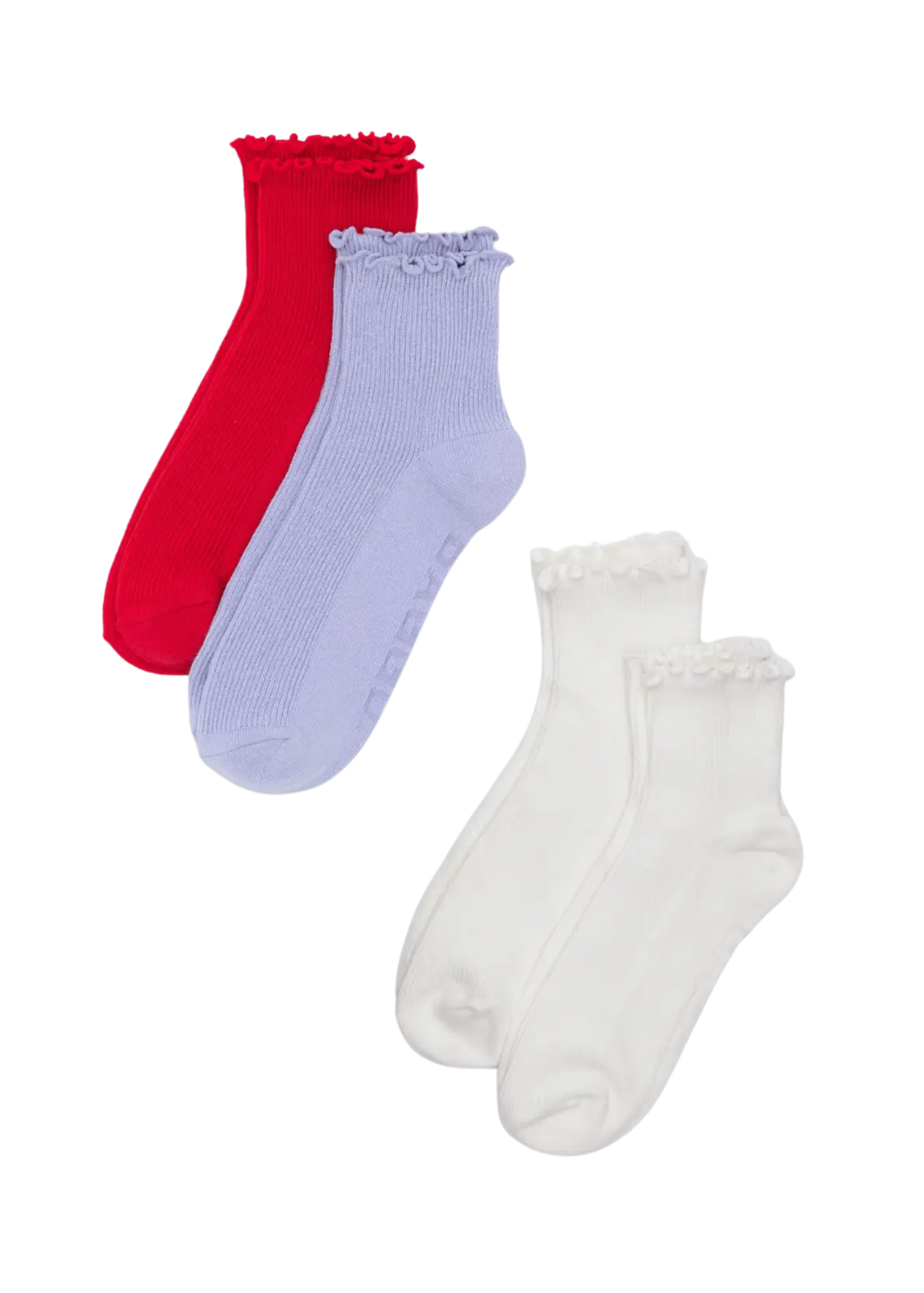 BAGGU LETTUCE EDGE SOCKS