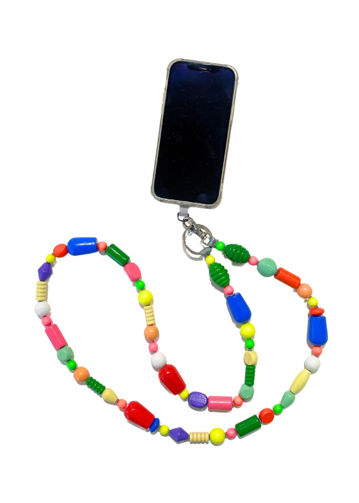 INA SEIFART BUNTER MIX BEADED PHONE NECKLACE AND ADAPTER