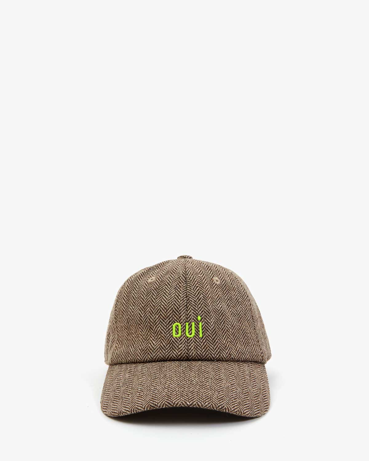 CLARE V. WOOL OUI BASEBALL HAT