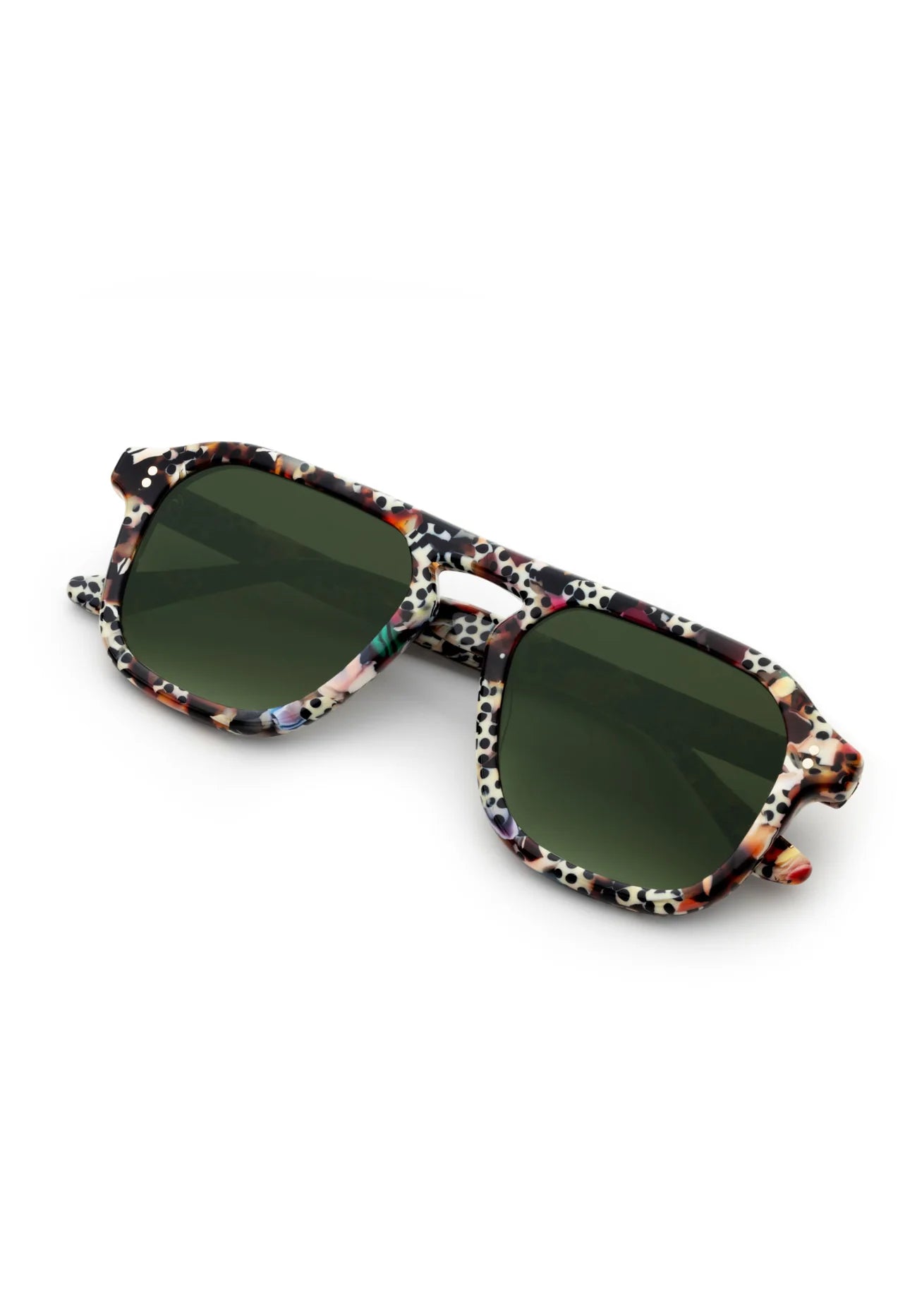 KREWE ZANDER POPPY NOIR SUNGLASSES