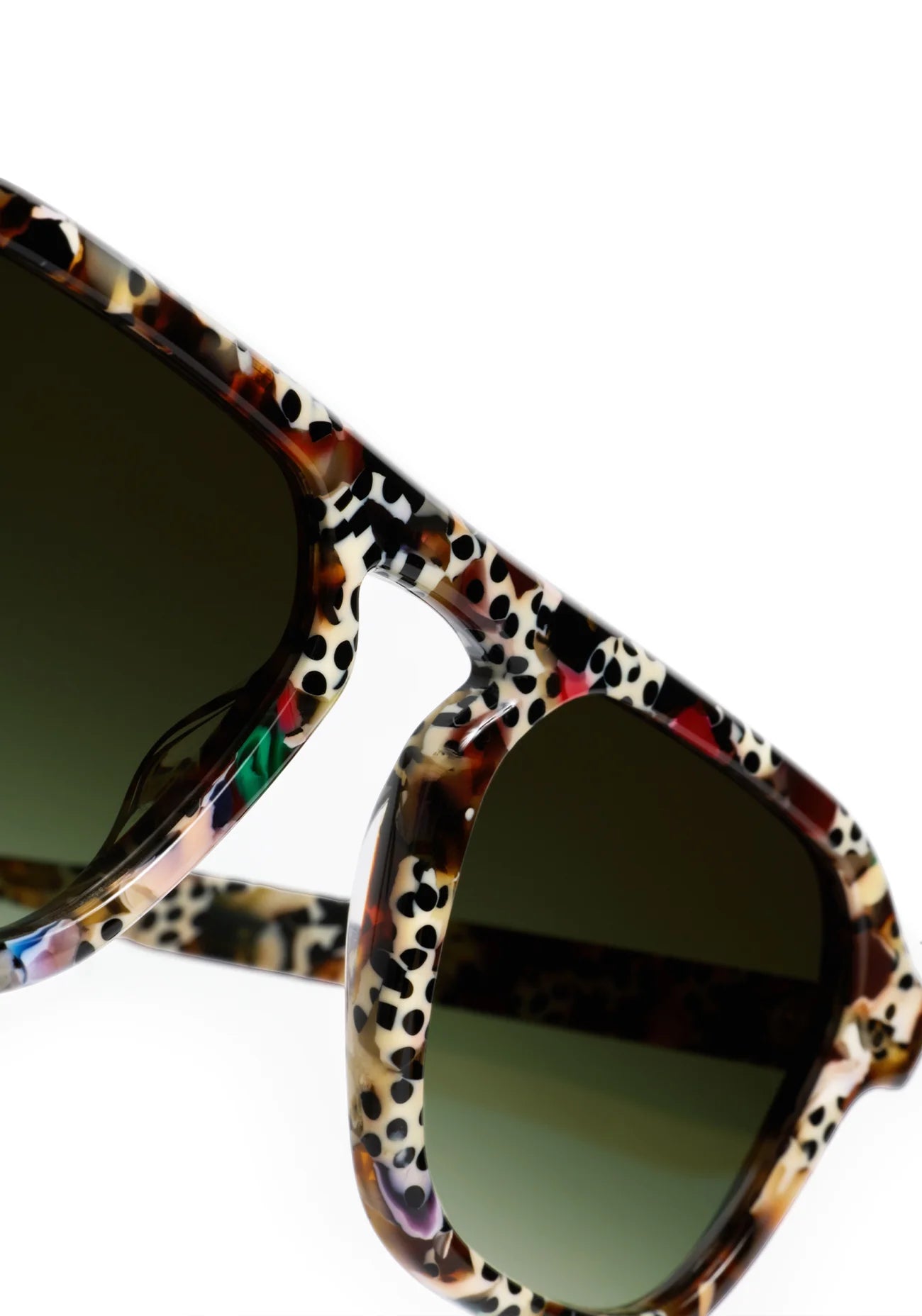 KREWE ZANDER POPPY NOIR SUNGLASSES