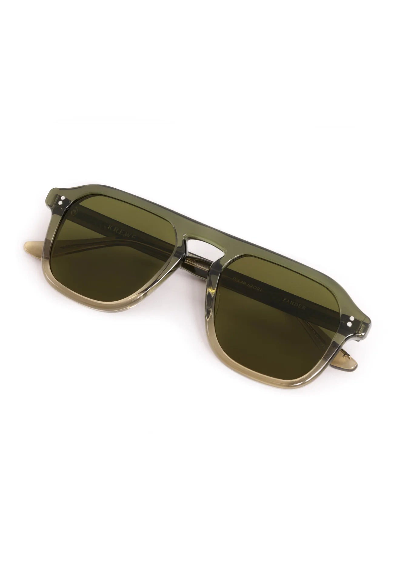 KREWE ZANDER VERDE POLARIZED SUNGLASSES