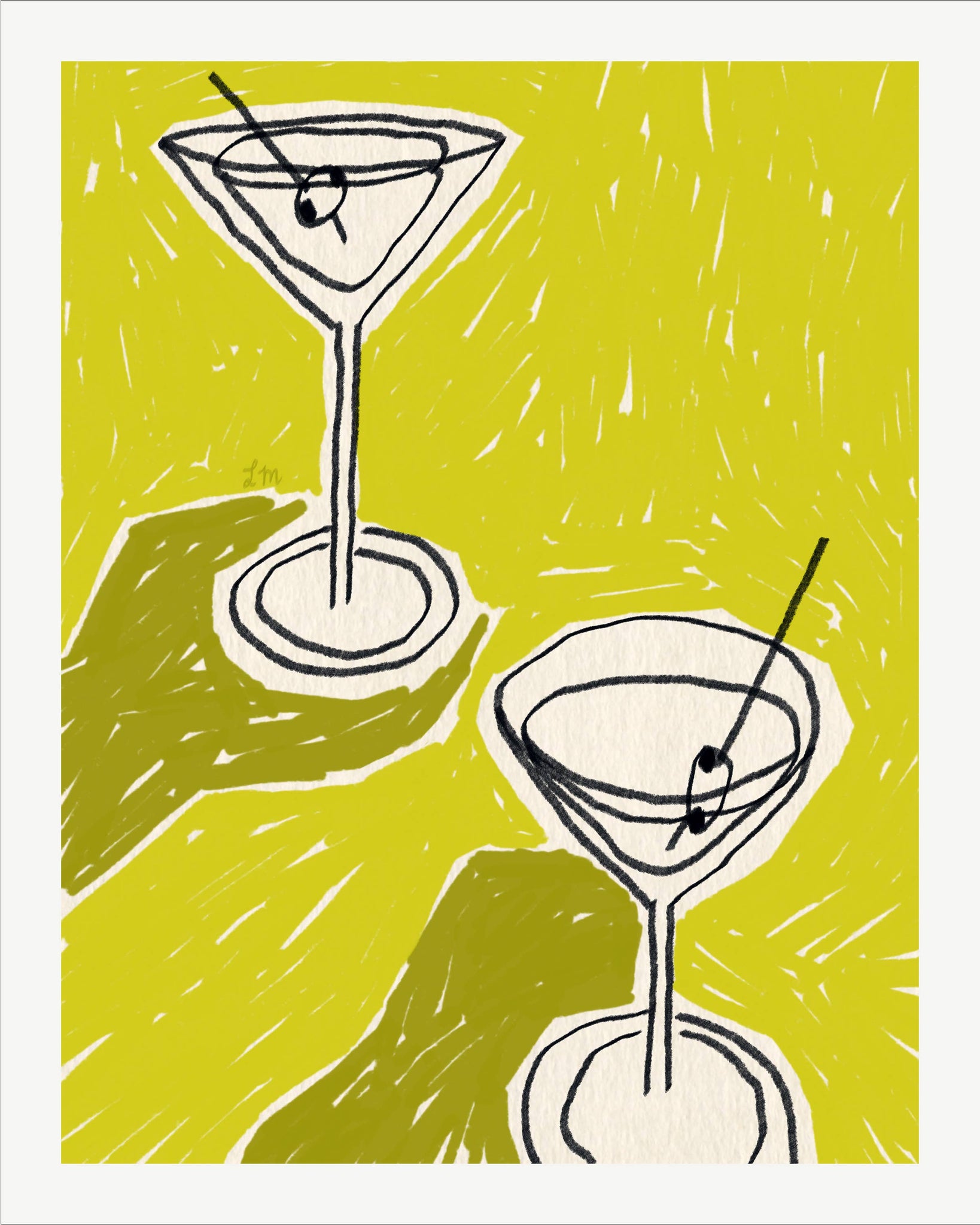 MARTINI MINI PRINT BY LACEY MCKEEVER