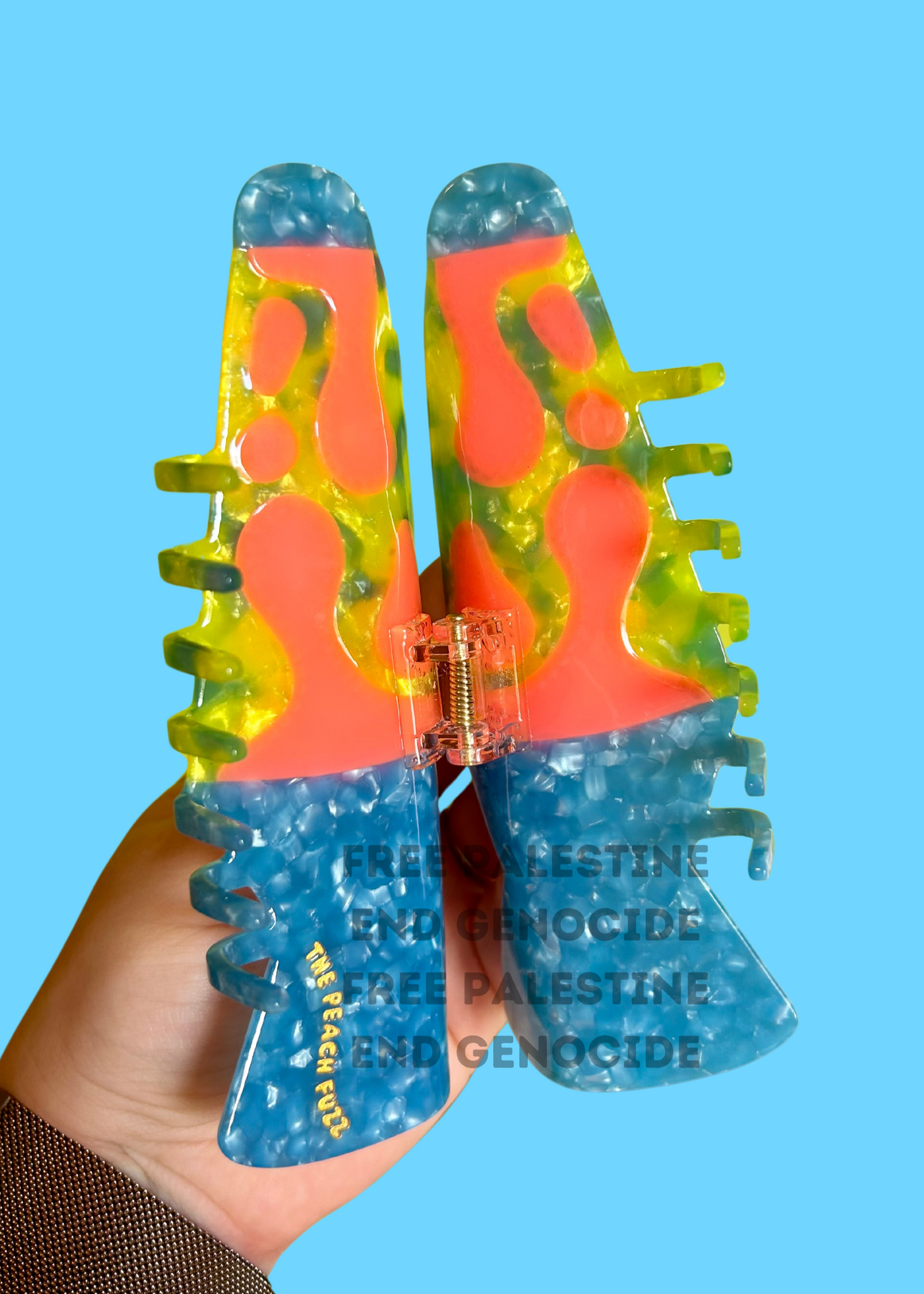 BLINGY LAVA LAMP HAIR CLAW