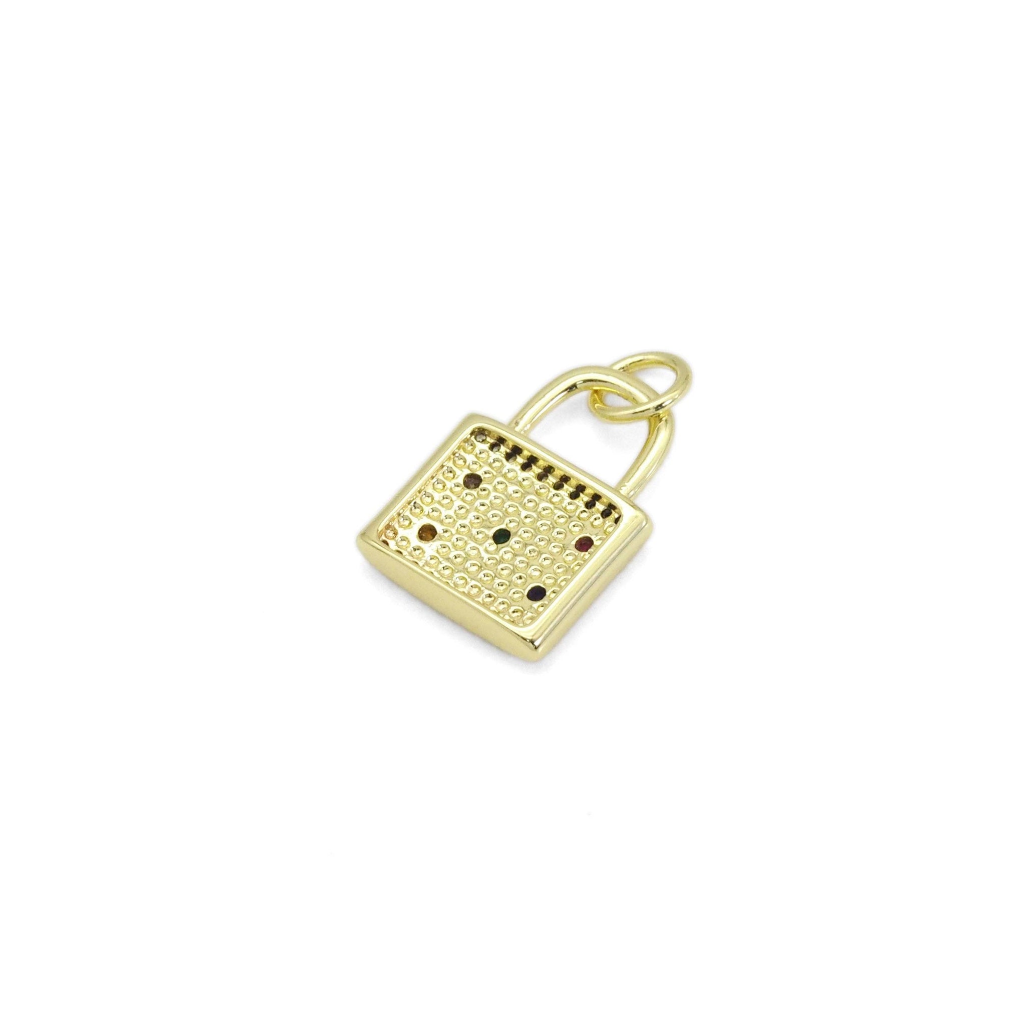 GOLD LOCK COLORFUL CHARM