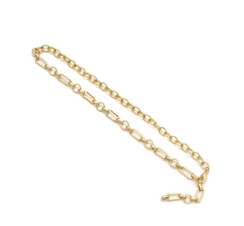 CHARM NECKLACE # 18 | 21" GOLD PLATED