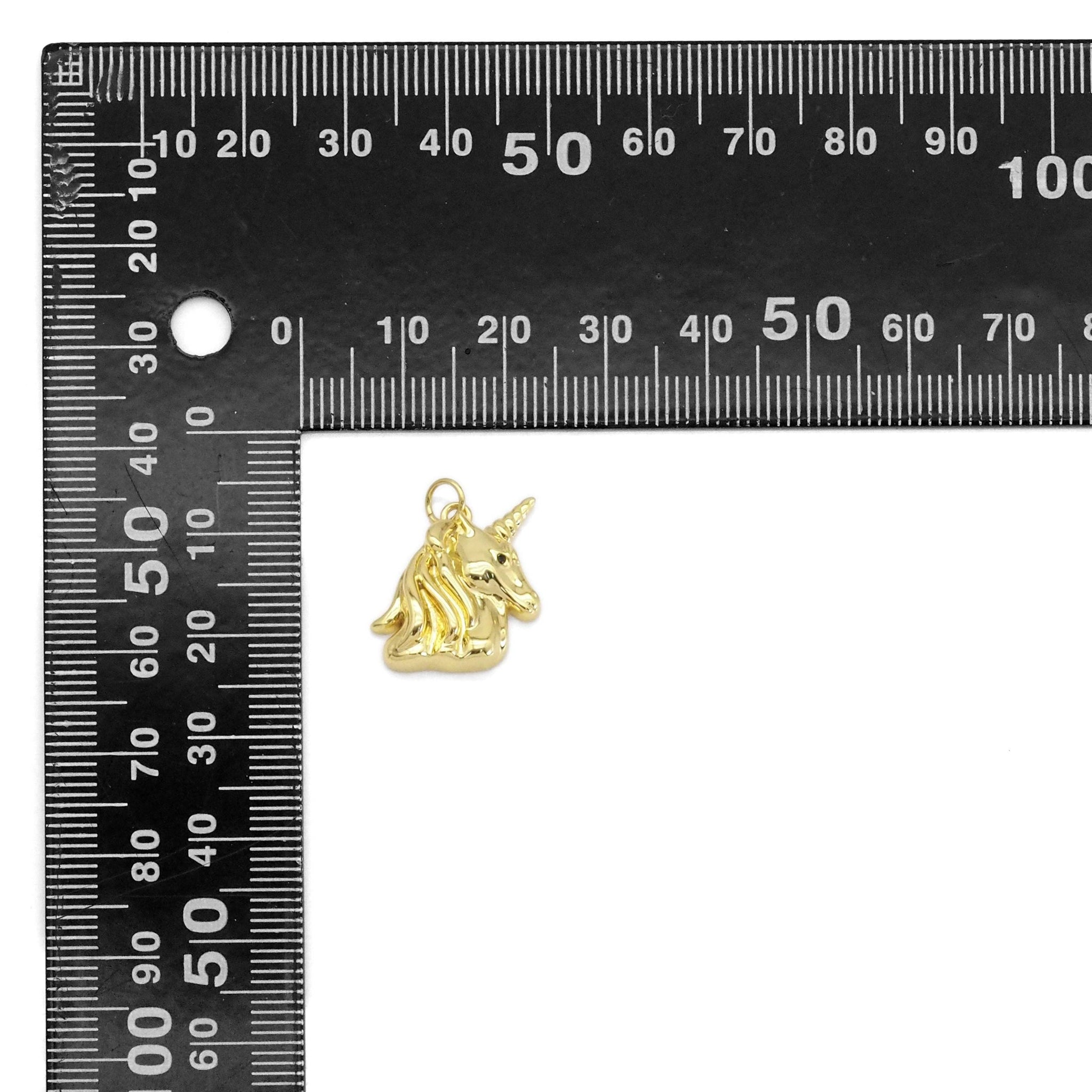 GOLD UNICORN CHARM