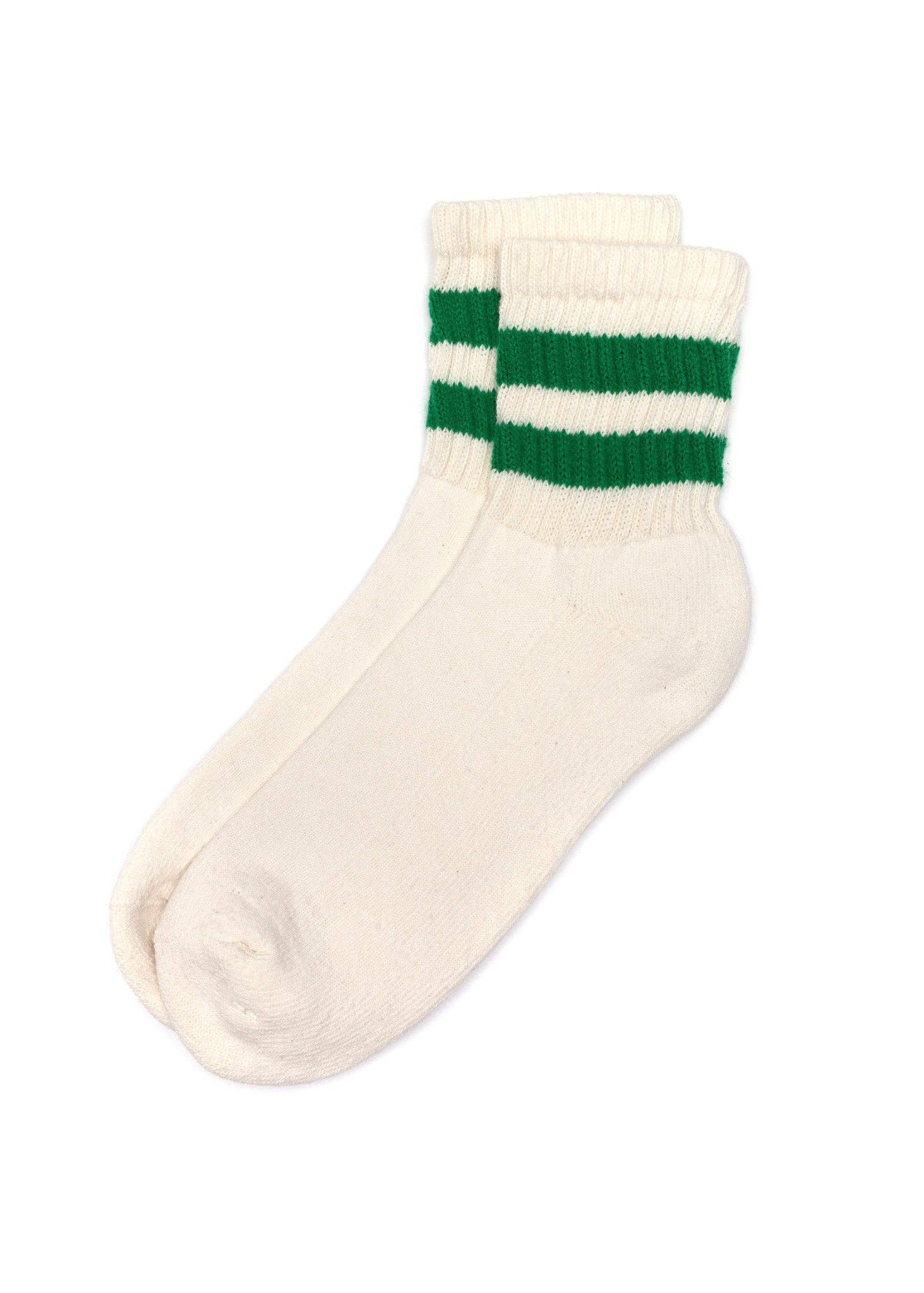 THE MONO STRIPE QUARTER CREW SOCK