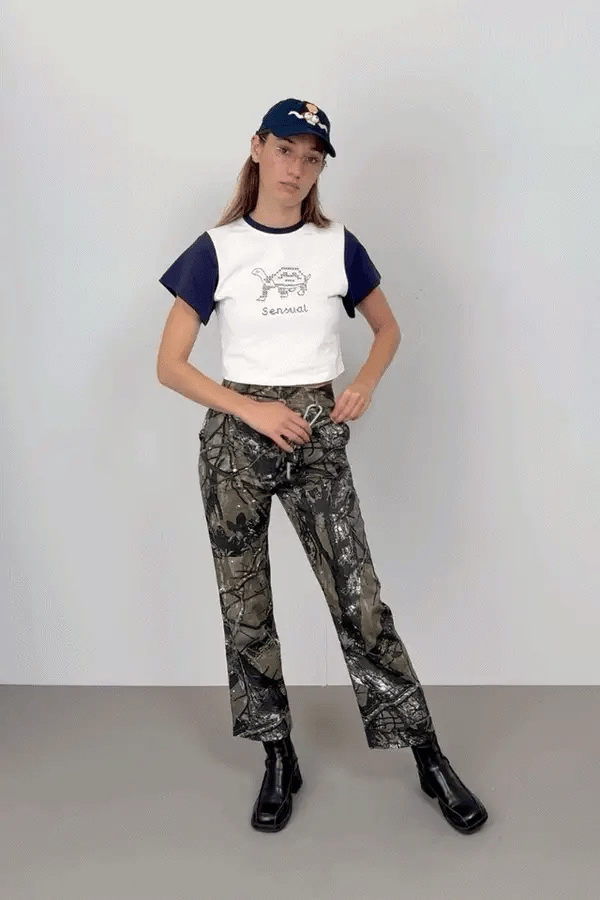 F.B.C. CAMO CANVAS PANTS
