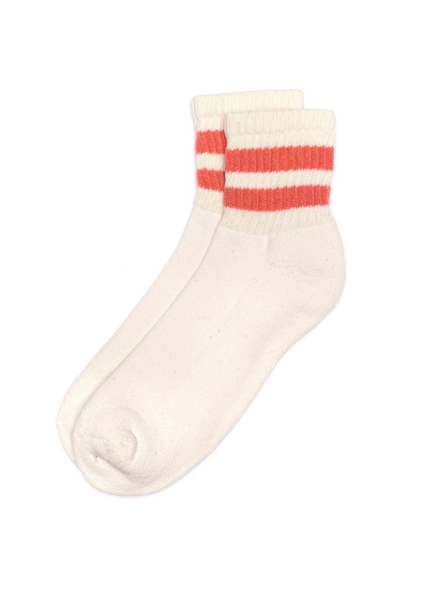 THE MONO STRIPE QUARTER CREW SOCK