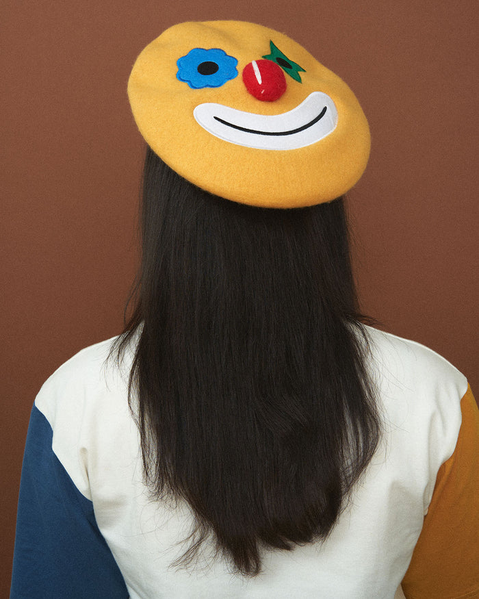 KINA AND TAM X DAVID ROSS LAWN CLOWNCORE BERET