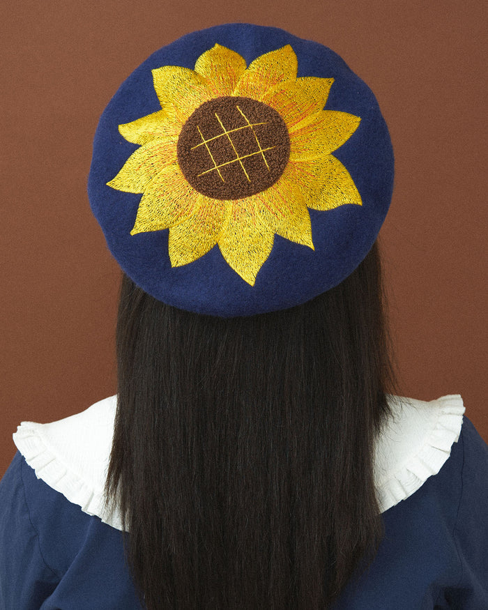 KINA AND TAM X DAVID ROSS LAWN COTTAGECORE BERET