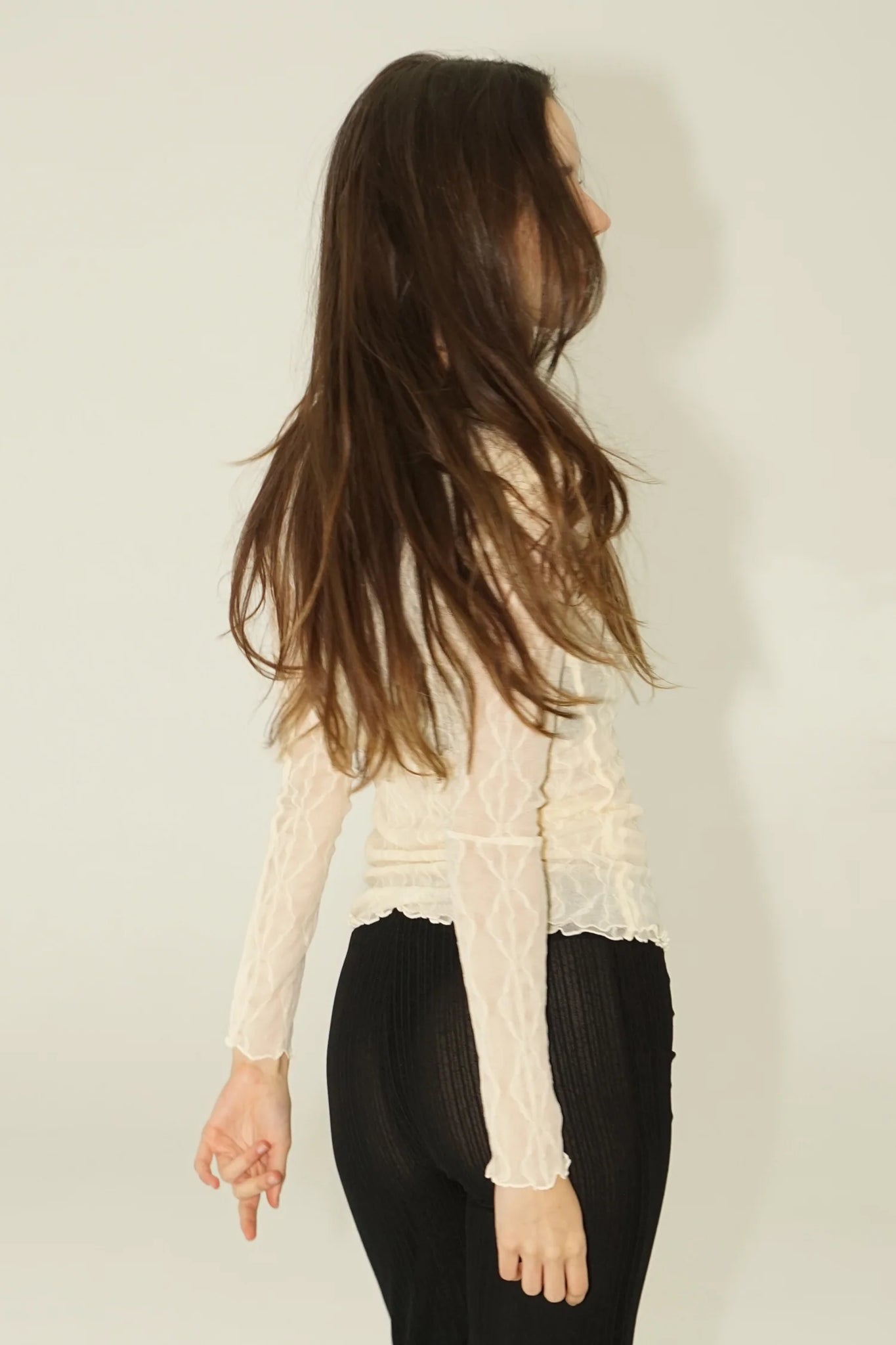 MARIPOSA LONG SLEEVE BOW TOP