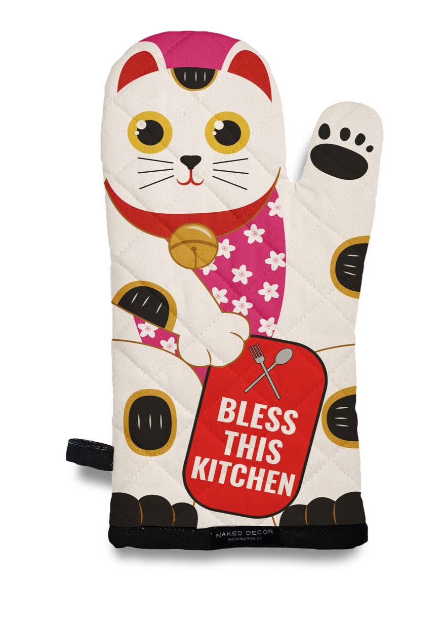 LUCKY CAT OVEN MITT