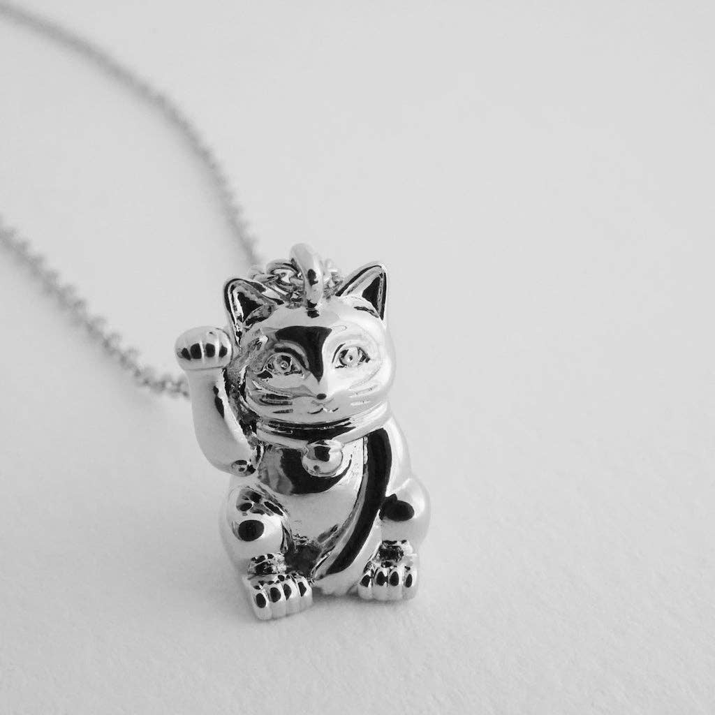 LUCKY CAT FORTUNE NECKLACE