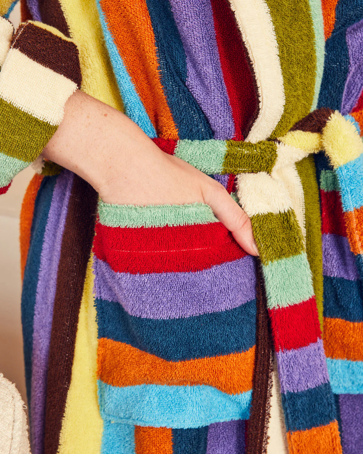 DUSEN DUSEN STRIPE BATHROBES