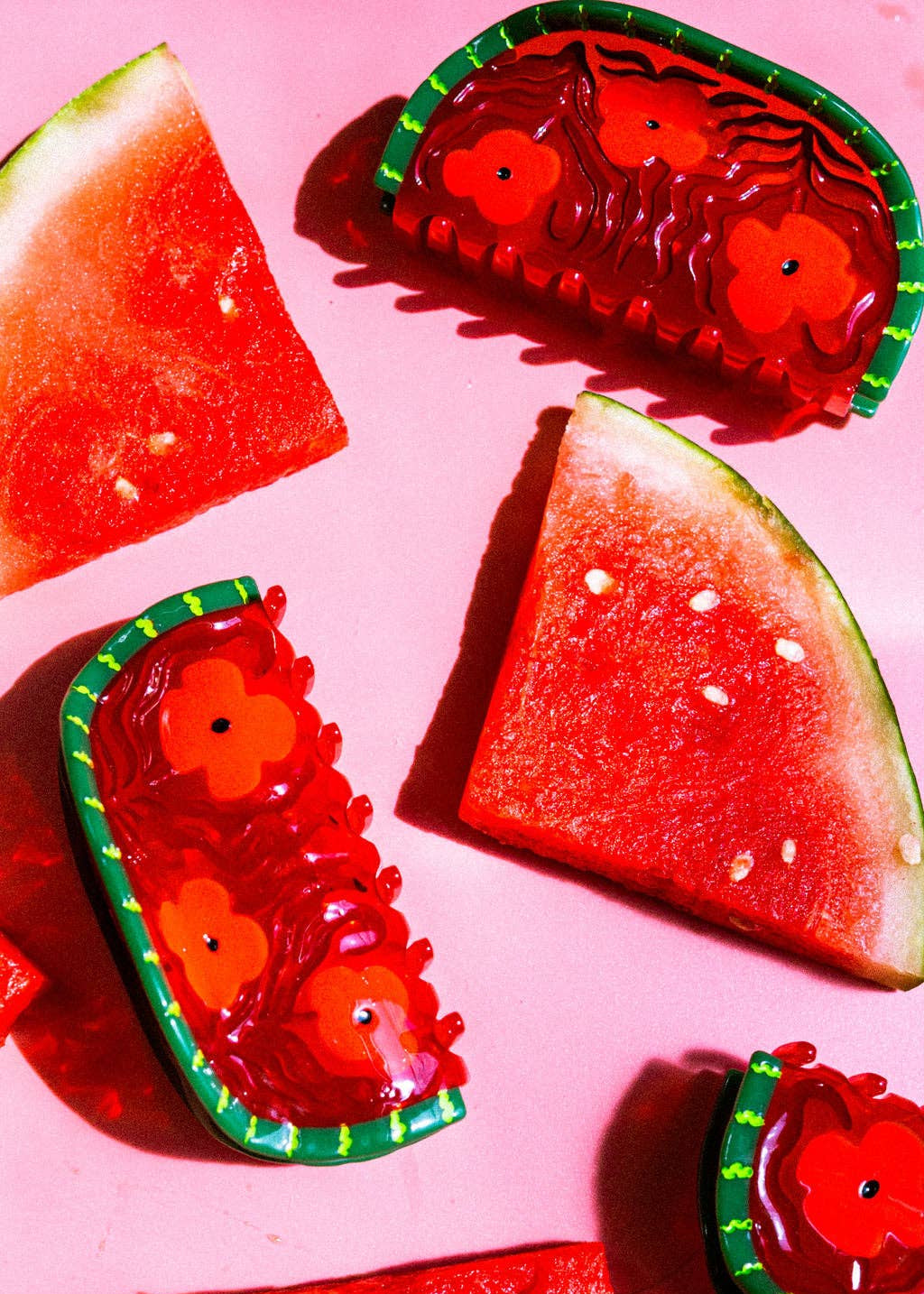 PALESTINE LIBERATION WATERMELON HAIR CLAW