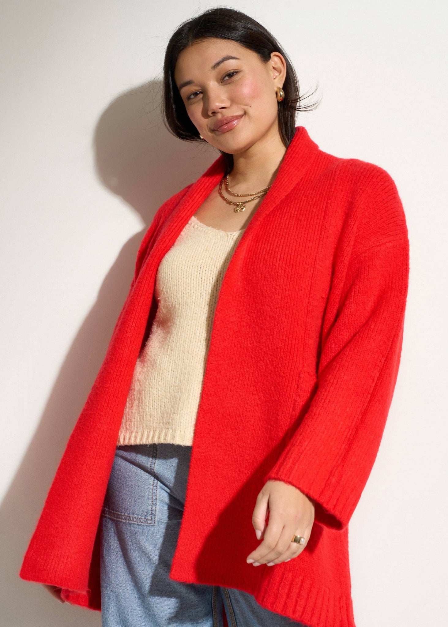 JENA SLOUCHY OPEN CARDIGAN