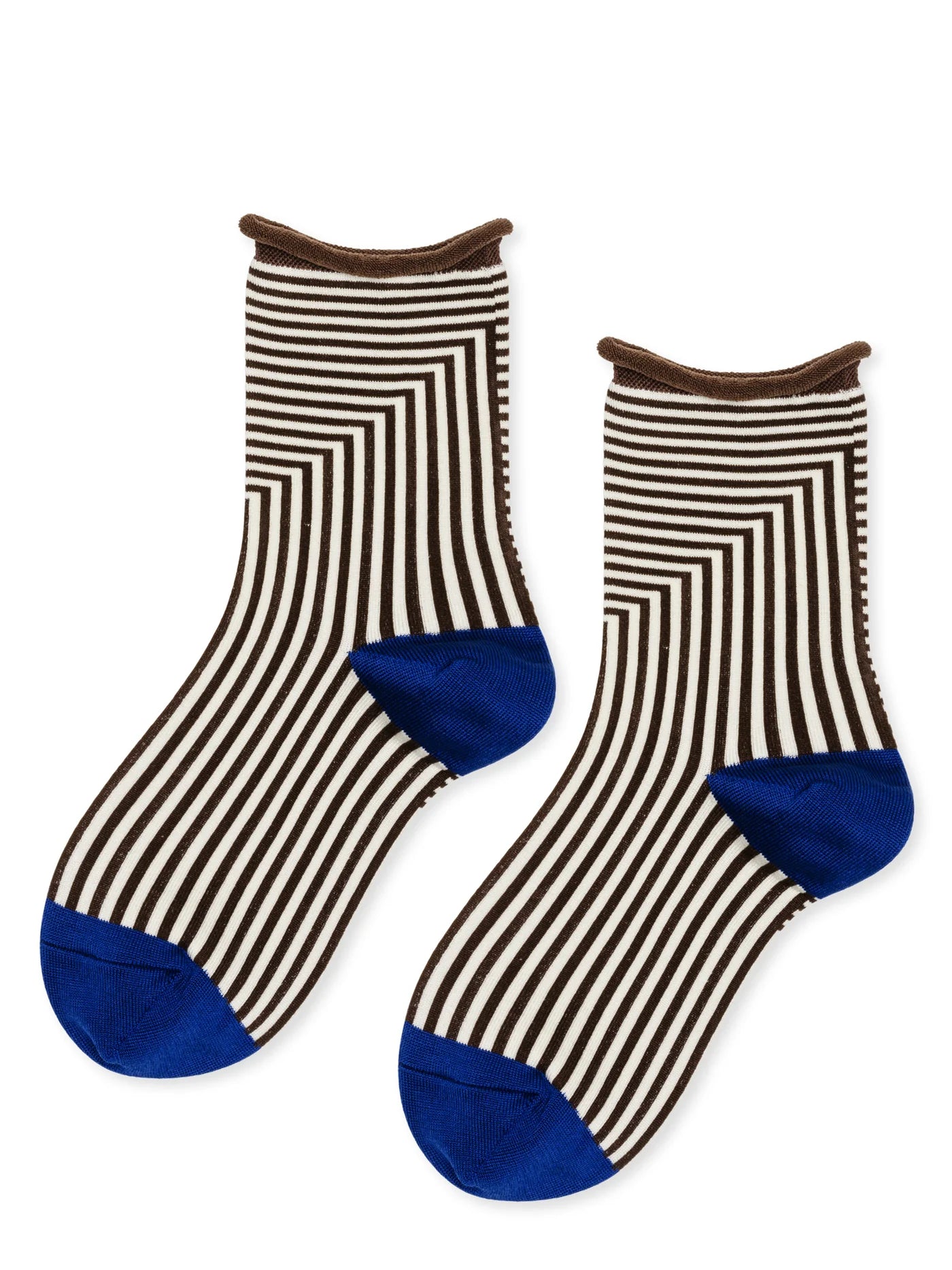 HANSEL FROM BASEL STRIPED CREW SOCKS