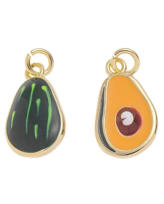 TINY AVOCADO GREEN AND YELLOW CHARM