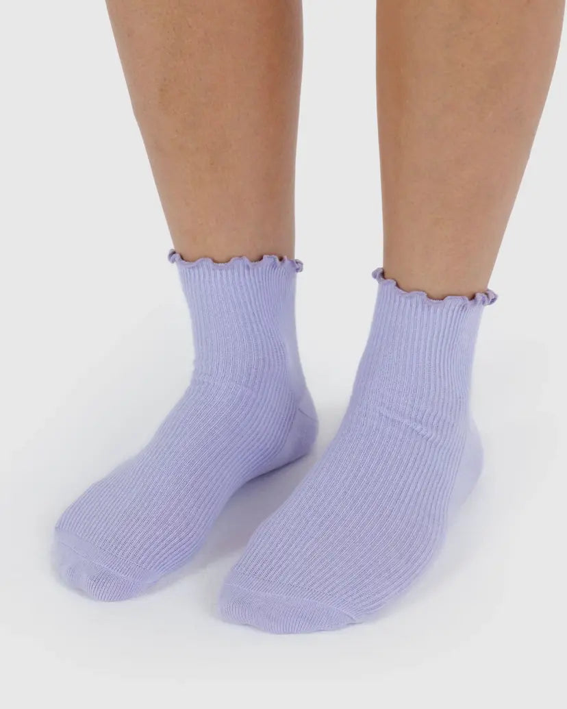 BAGGU LETTUCE EDGE SOCKS